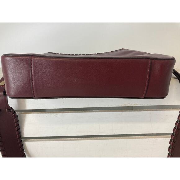 MICHAEL KORS, SMALL WINE SMOOTH LEATHER CROSSBODY BAG - Picture 7 of 15